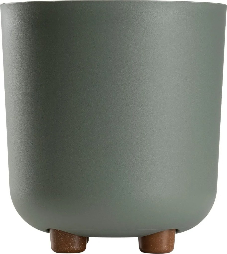 PLASTOVÝ KVETINÁČ TERRA 19,5X21 CM MÄTOVÁ