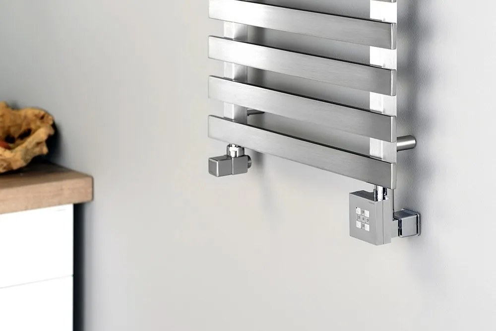 Sapho Sapho, KTX vykurovacia tyč s termostatom s krytom pre kábel, 600 W, chróm, KTX-CW-600