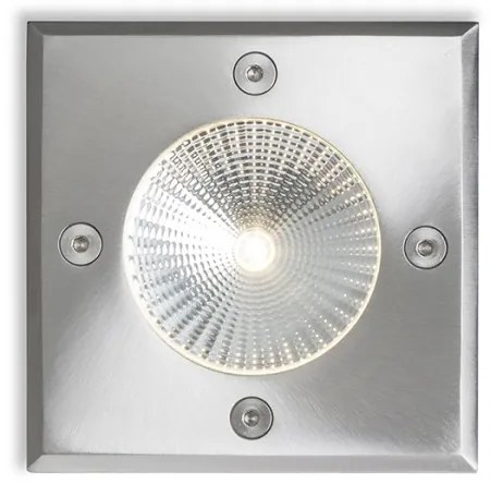 RENDL RIZZ SQ 105 nerez 230V LED 3W 96° IP65 3000K R10436