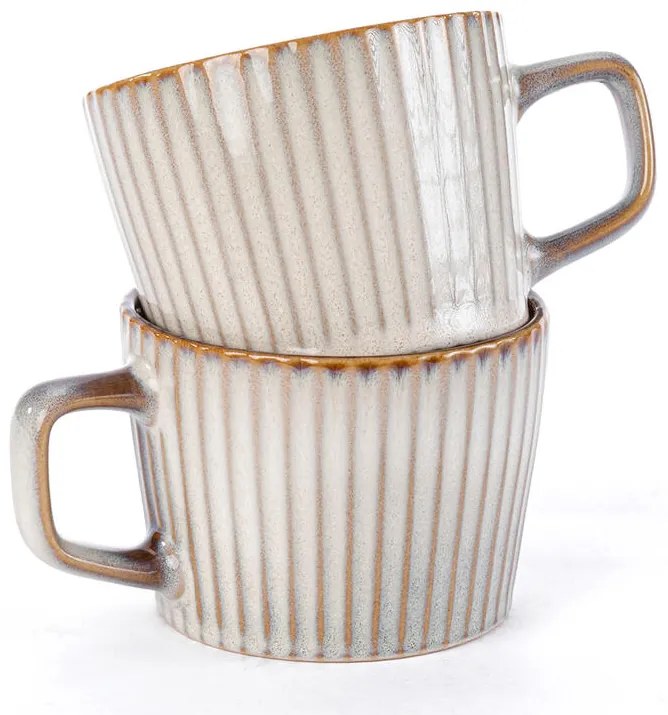 Sada keramických hrnčekov CREAM 190 ml 2 ks