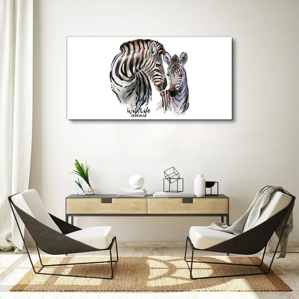 Obraz Canvas Zebra Animal Strips