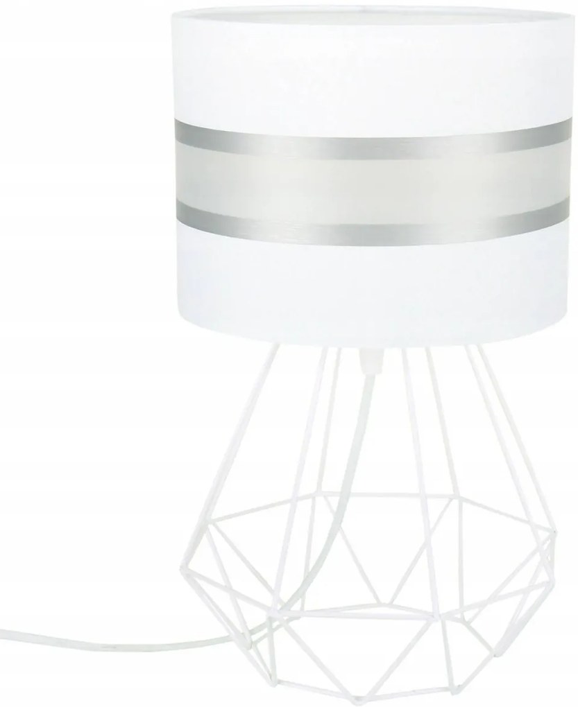 Stolná lampa Elegance, 1x textilné tienidlo (výber zo 6 farieb), (výber z 3 farieb konštrukcie), d
