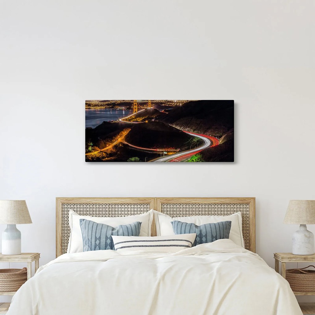 Obraz - Golden Gate Bridge (120x50 cm)
