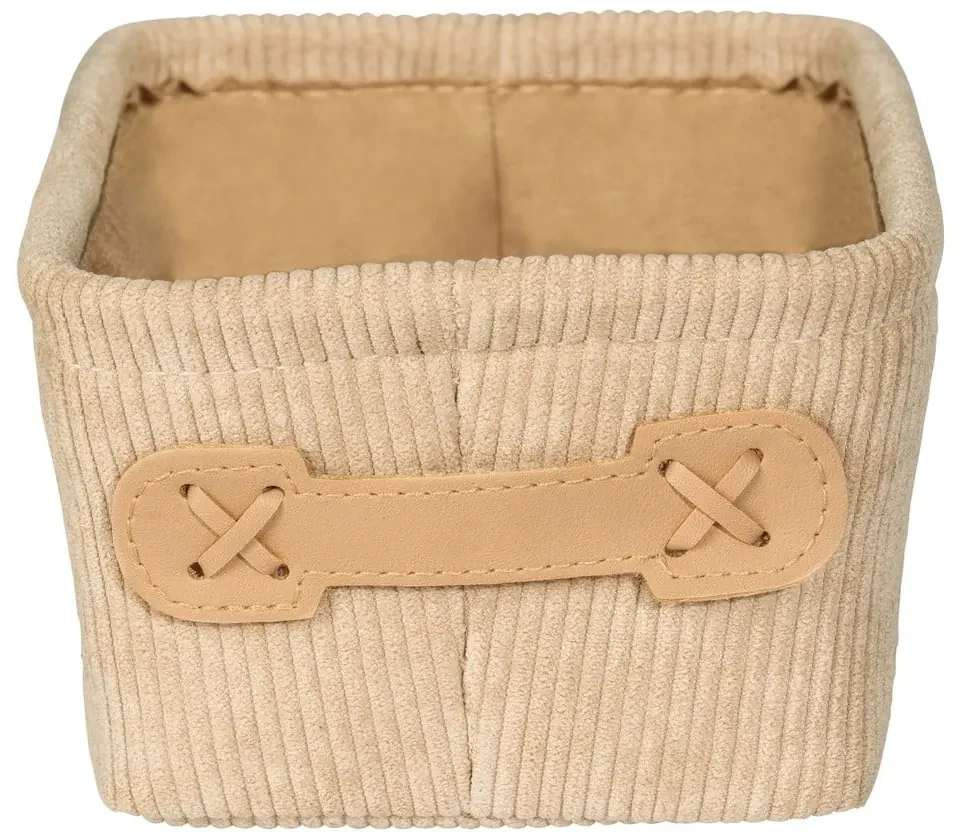 Béžový úložný box Wenko Anela, 19 x 9 cm