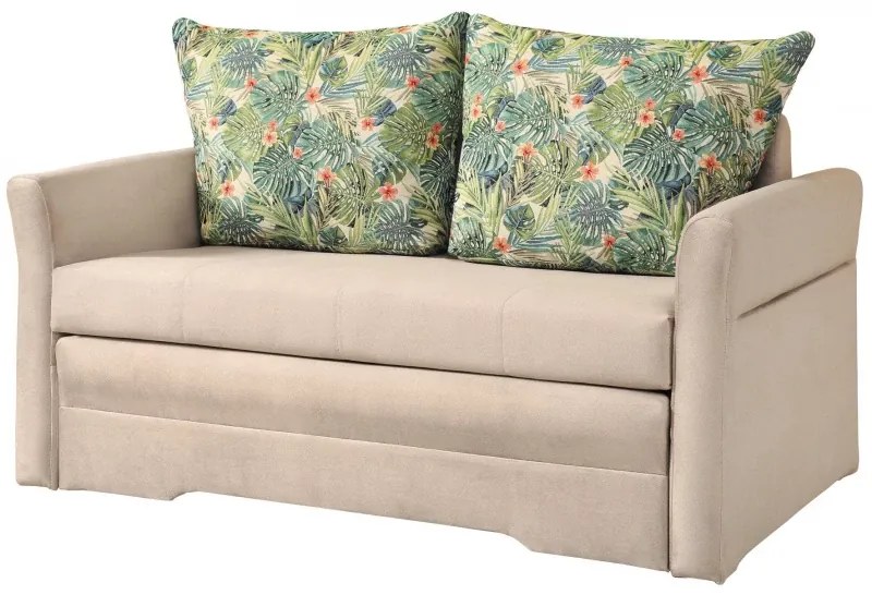 Pohovka City, béžová (fantasy velvet 312/Jungle white)