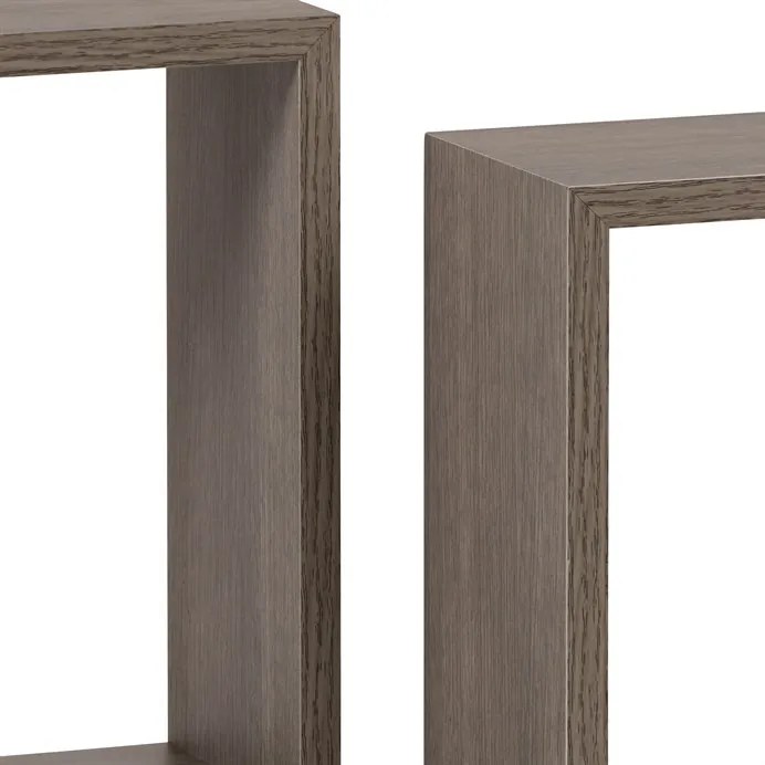 BONTEC Polička, mdf, hnedá, P-012 SON Farba: Biela