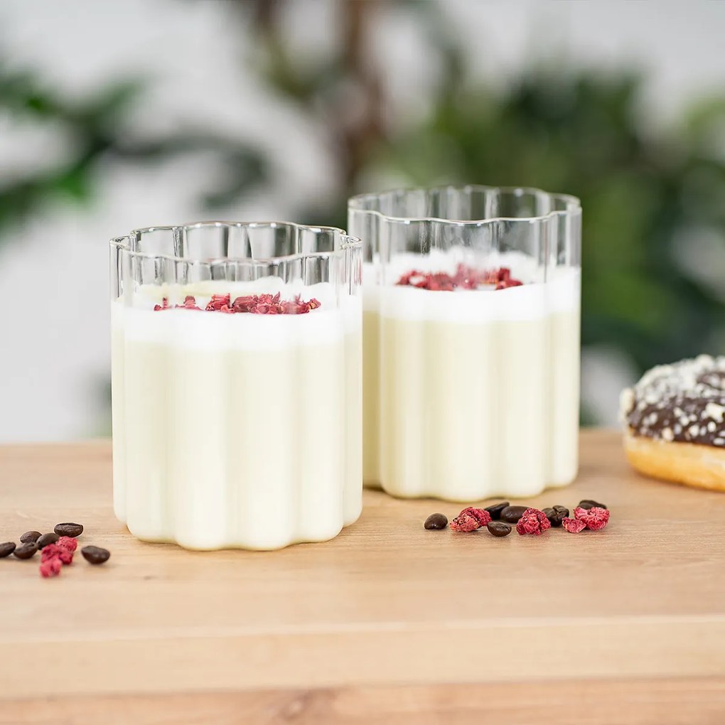 4Home Súprava pohárov Florette 400 ml, 2 ks