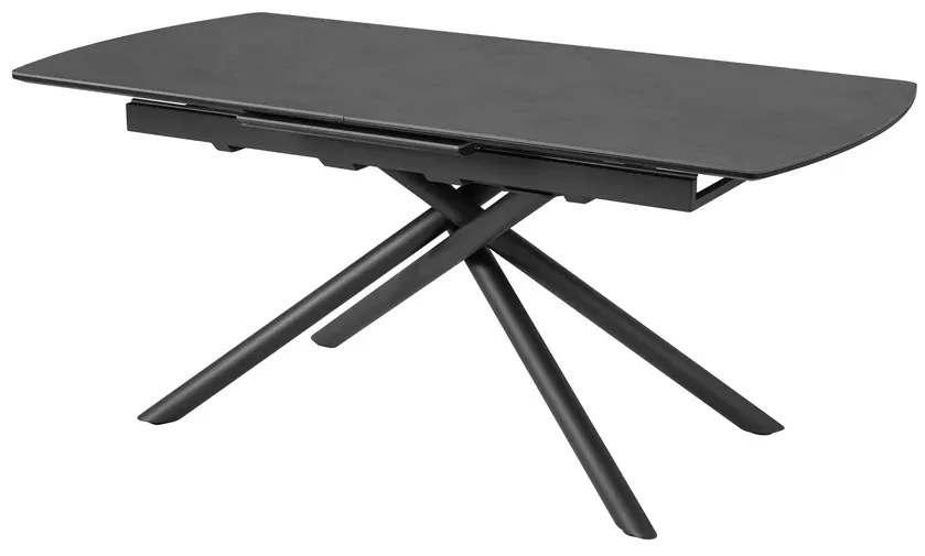 Jedálenský stôl MIKADO 180-230 cm rozkladací s keramickou doskou z grafitového mramoru