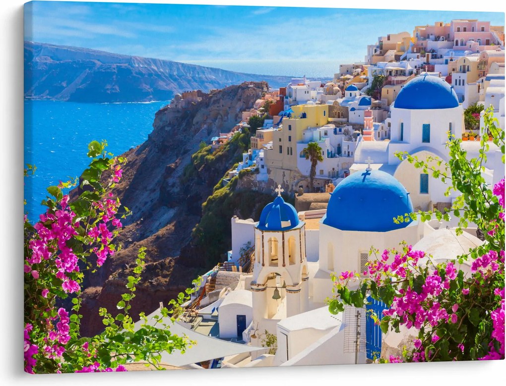 Obraz - Santorini, Grécko (70x50 cm)