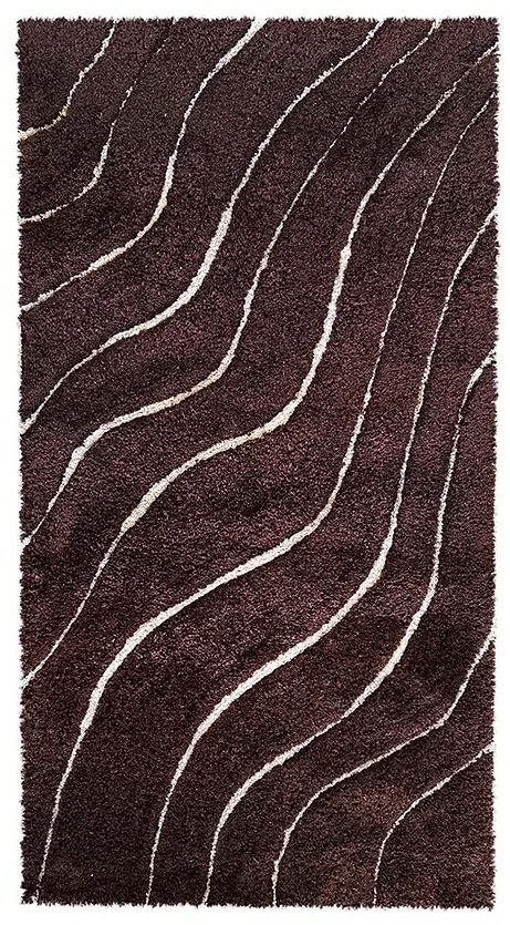 Koberec Shaggy Sonic 1,6/2,3 PSR-9234 hnedá