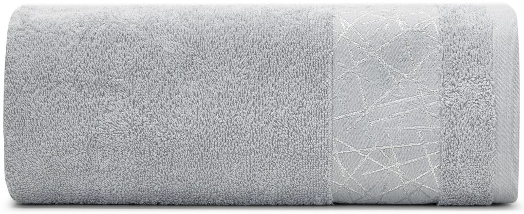 BAVLNENÝ UTERÁK NIKA SADA 6KS 50X90 CM STRIEBORNÁ