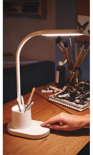 Philips - LED Stmievateľná dotyková stolná lampa BUCKET LED/7W/5V 1800 mAh CRI 90