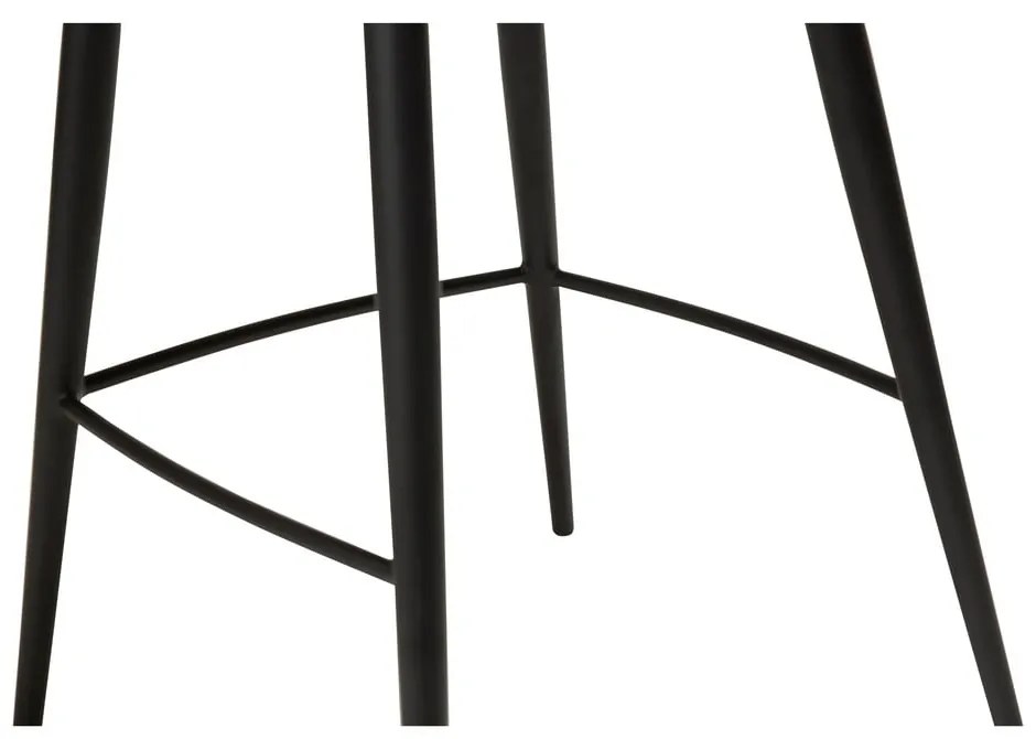 Zelená barová stolička s oceľovými nohami DAN-FORM Join, výška 93 cm