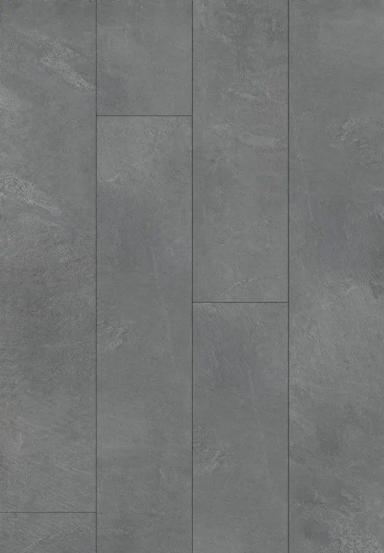 Mexen Grey Dark vinylové panely 1227 x 187 mm LVT Dryback 2,5 mm, podklad PVC, 4 V-Fuga, Bridlica - F1359-1227-187-255-4V1-01