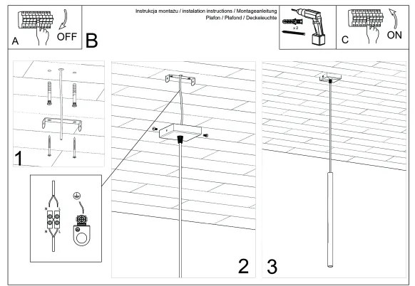 Sollux SL.1524 - Luster na lanku PASTELO 1xG9/8W/230V červená