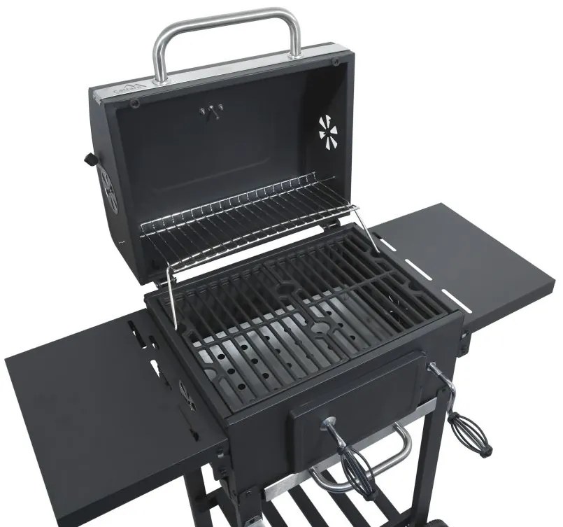 Cattara gril na drevené uhlie ROYAL PARTNER, 97 x 98 x 35 cm