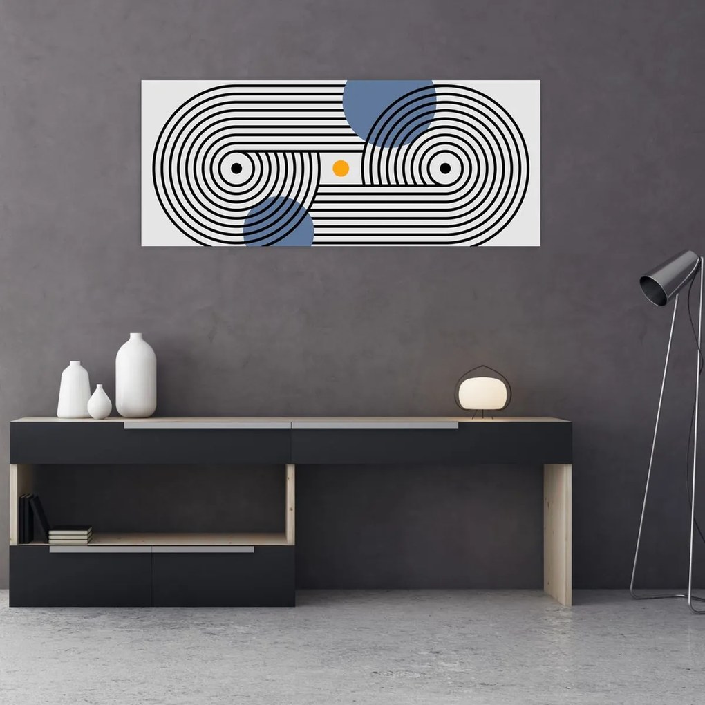 Obraz - Minimalistická abstrakcia N⁰3 (120x50 cm)