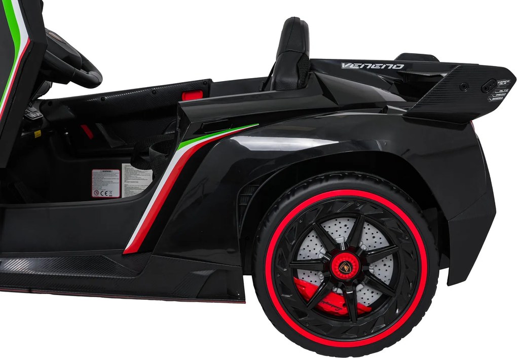 Ramiz Lamborghini Veneno vozidlo Čierna