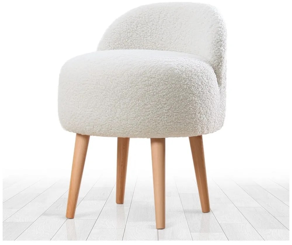 Biely taburet Rufmee – Artie