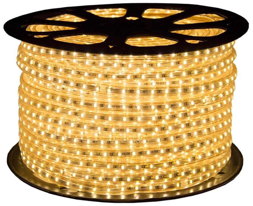 MILIO LED pásik - 230V - 2835 - 1m - 6W - IP68 - teplá biela