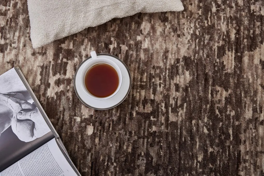 Diamond Carpets India, Ručne viazaný kusový koberec Enstatite DESP HK23, 240x300, hnedá, obývacia izba