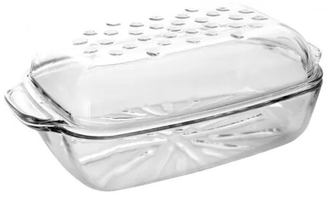Simax Pekáč sklo obdĺžnik 36,5x21x13,5 cm veko