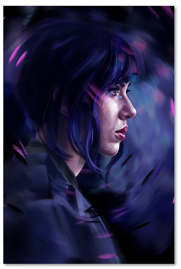 Gario Obraz na plátne Portrét filmu Ghost in the Shell - Dmitry Belov Rozmery: 40 x 60 cm