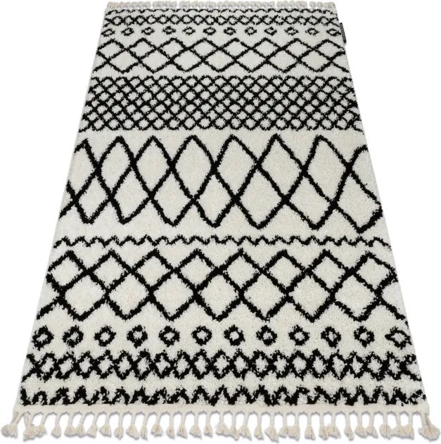 Koberec PROMO BERBER SAFI N9040 biely / čierny