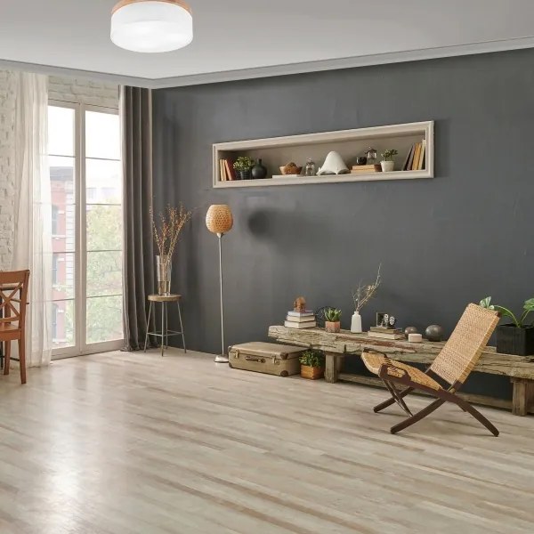 Brilagi - LED Stropné svietidlo BELLADONNA 3xE27/15W/230V pr. 50 cm biela/dub