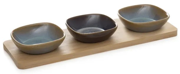 Sada servírovacích misiek RAMBLA s podnosom 893723