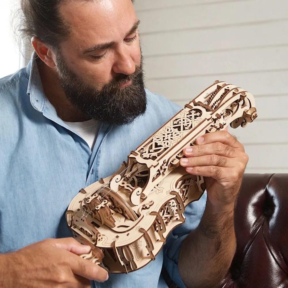 Ugears 3D Puzzle Kontrabas 292 ks