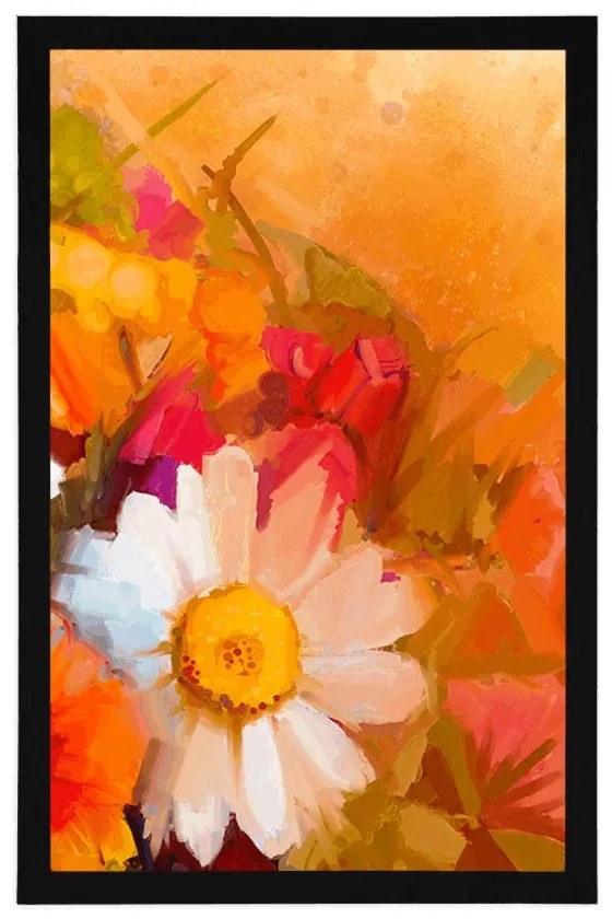 Plagát nádherná kytica - 30x45 white