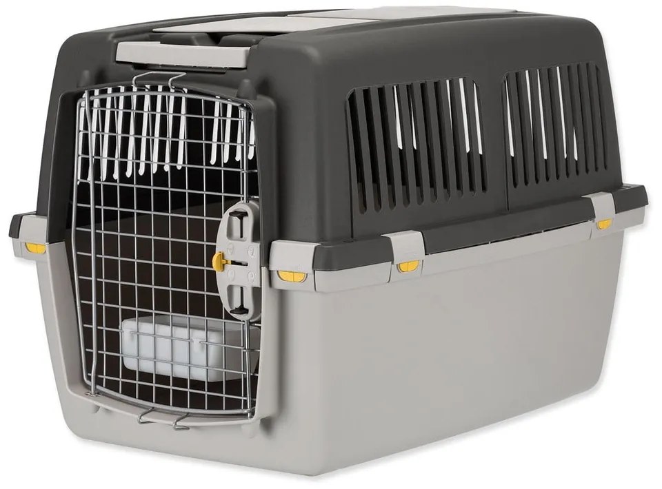 Sivá prepravka pre domáceho miláčika 72x52 cm Trixie Gulliver 4 S-M – Plaček Pet Products
