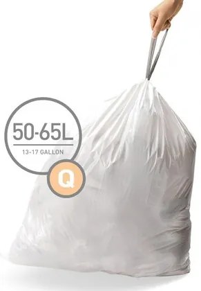 Vrecká do odpadkového koša 50-65 l Simplehuman zaťahovacie 20 ks SHCW0176