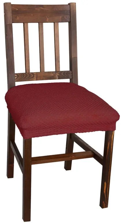 Multielastické poťahy CARLA bordó stoličky 2 ks 40 x 40 cm