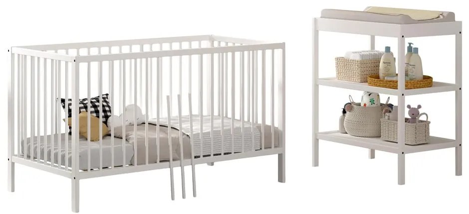 Súprava detského nábytku z bukového dreva 2 ks Dino – Vipack