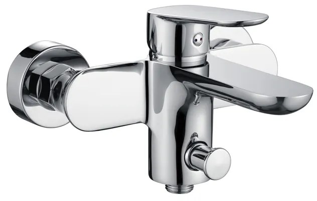 Mereo Mereo, Vaňová nástenná batéria, Viana, bez príslušenstva, 150 mm, chróm, MER-CBE90103