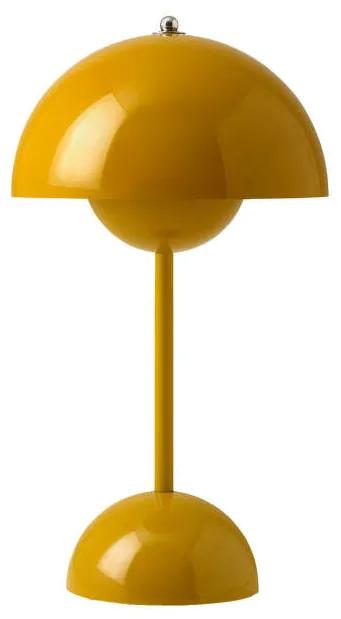 &amp;Tradition Prenosná stolná lampa Flowerpot VP9, mustard 133093A215