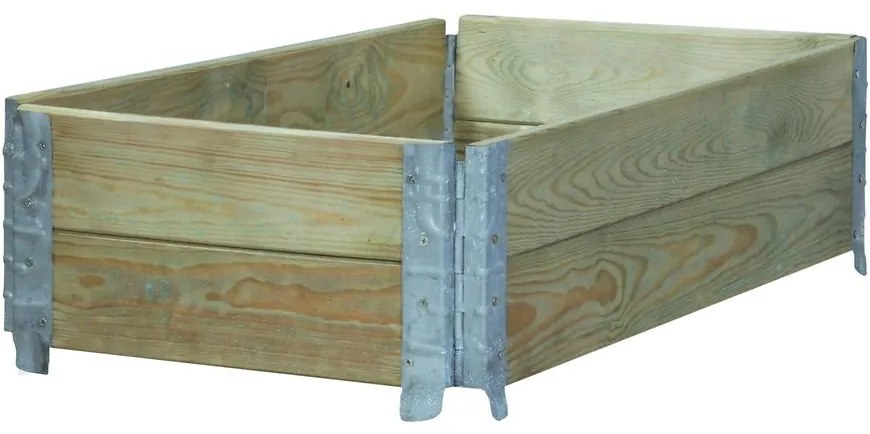 Vyvyšený záhon 80x80x20 cm