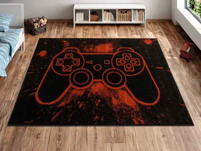 Koberec Lima G932A Gamepad čierny / svetločervený