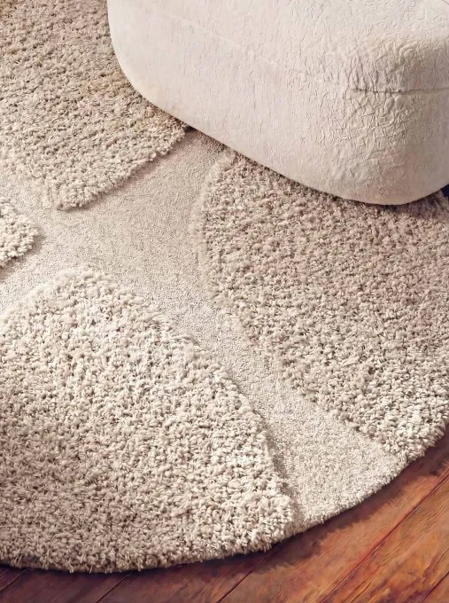 Koberec Ted Baker Lambeth krémový kruh