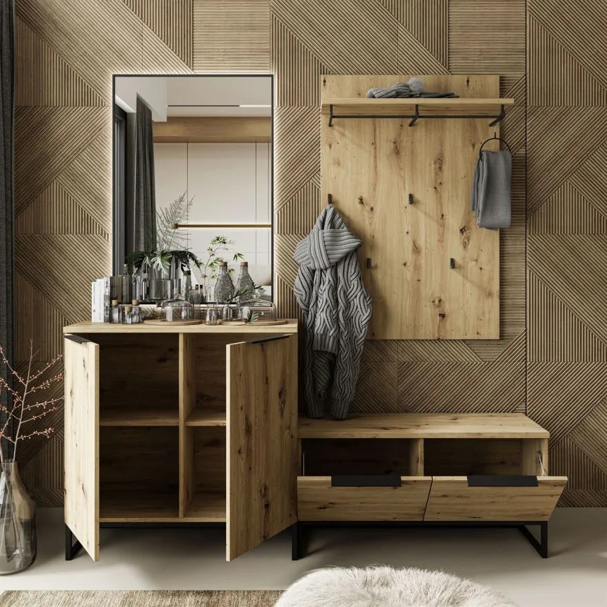 PREDSIEŇOVÁ STENA VALBO 3 DUB ARTISAN