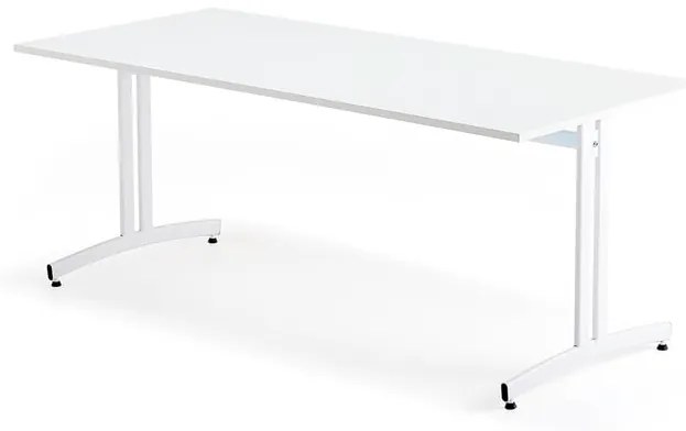 Stôl SANNA, 1800x800x720 mm, biela