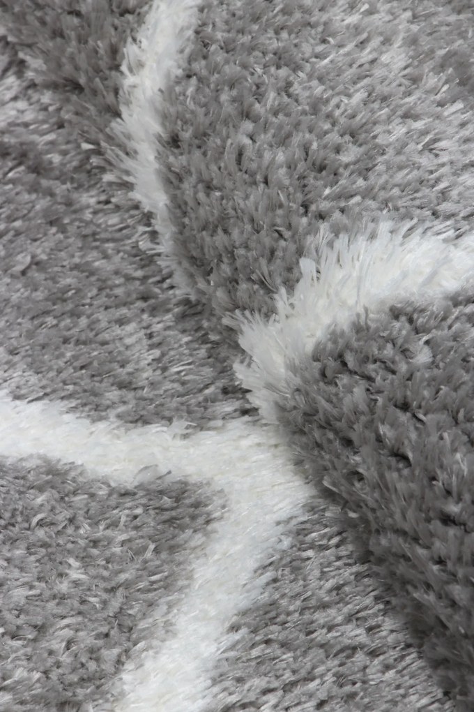 Koberec Boho 613 D.GREY/CREAM rozmery koberec: 60x100 cm
