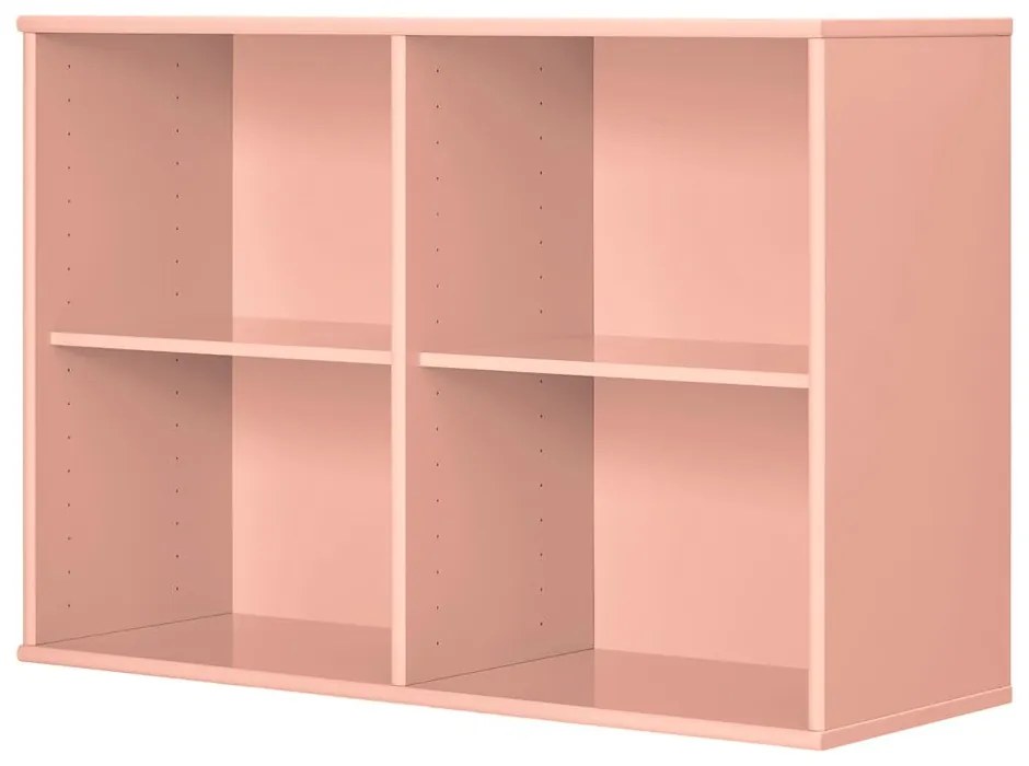 Ružová závesná knižnica 89x61x32,5 cm Mistral – Hammel Furniture