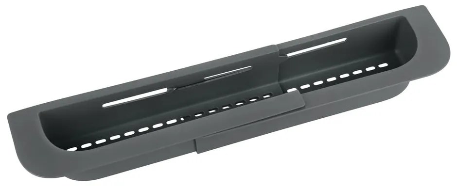 Sivý plastový teleskopický odkvapkávač do drezu 49,5x8,5 cm Fino – Wenko