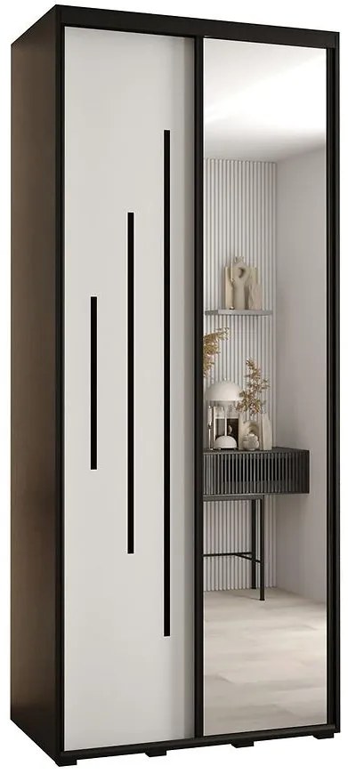 Skriňa 45 Canaris 13 110 čierna/biela/čierna