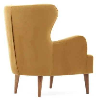 Kreslo Karina žlté