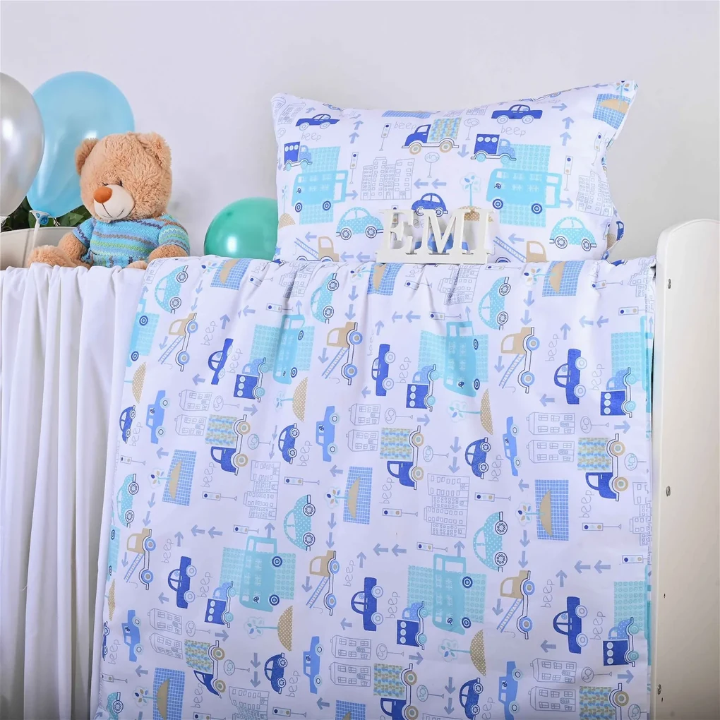 Obliečky detské bavlnené Križovatka EMI: Detský set 90x130 + 45x65