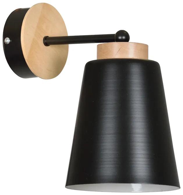 PERIOT K1 | moderná nástenná lampa Farba: Čierna